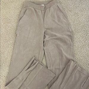 Lululemon Taupe Wide Leg Pants